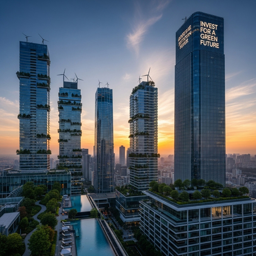 Global real estate investment trends 2025 – sustainable property and modern architecture