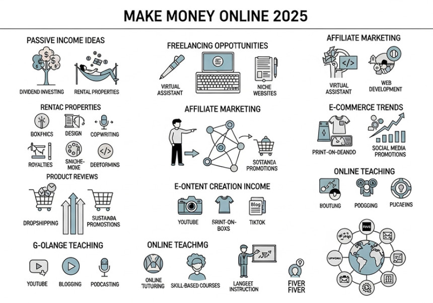 Make Money Online in 2025 – Global Opportunities
