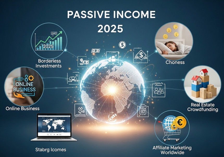 passive income 2025, global passive income ideas, earn money while you sleep, borderless investments, online business passive income, real estate crowdfunding, affiliate marketing worldwide.